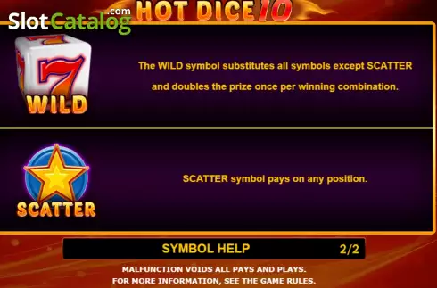 Скрин8. Hot Dice 10 (Amatic Industries) слот