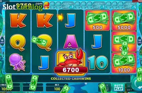 Скрин9. Cash & Crab (Amatic Industries) слот