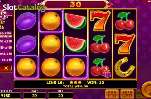 Скрин3. Lucky Joker 20 Extra Gifts слот