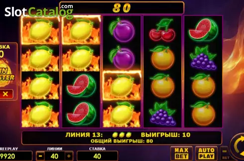 Скрин3. Blazing Coins 40 слот