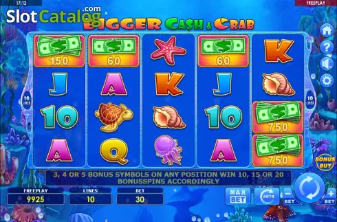 Скрин2. Bigger Cash & Crab слот
