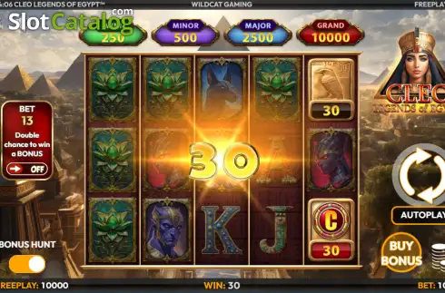 Скрин3. Cleo Legends of Egypt слот