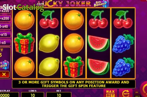 Скрин2. Lucky Joker Gift Bonanza слот