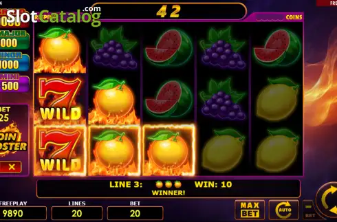 Скрин3. Blazing Coins 20 Hold & Win слот