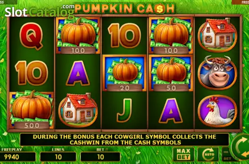 Скрин2. Pumpkin Cash слот