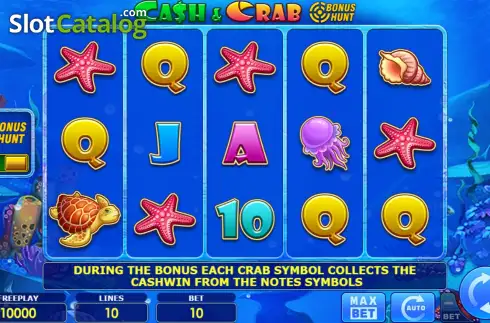 Скрин2. Cash & Crab Bonus Hunt слот
