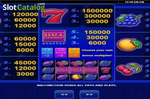 Скрин6. Hot Choice слот