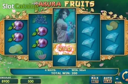 Скрин4. Sakura Fruits слот