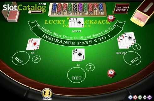Скрин4. Lucky 7 Blackjack слот
