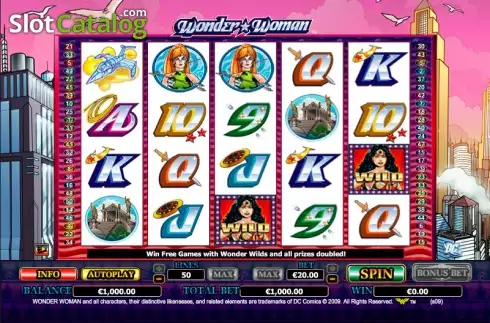 Скрин7. Wonder Woman (Amaya) слот