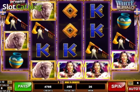 Скрин3. White Buffalo (Amaya) слот