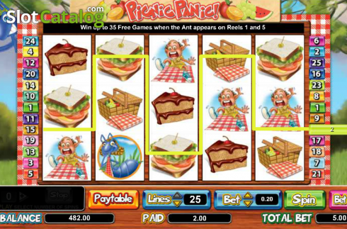 Скрин6. Picnic Panic слот