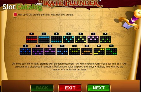 Скрин2. Pirate Plunder (Amaya) слот