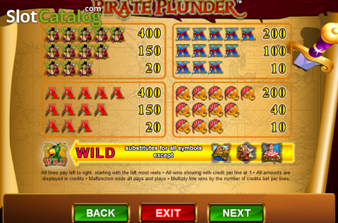 Скрин4. Pirate Plunder (Amaya) слот