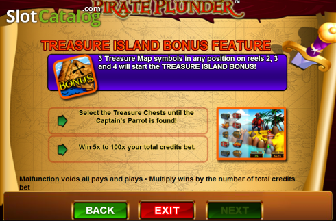 Скрин7. Pirate Plunder (Amaya) слот
