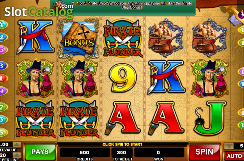 Скрин8. Pirate Plunder (Amaya) слот