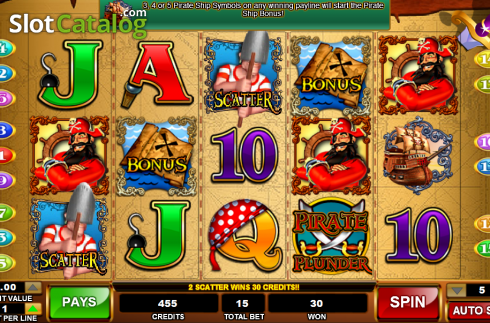 Скрин9. Pirate Plunder (Amaya) слот