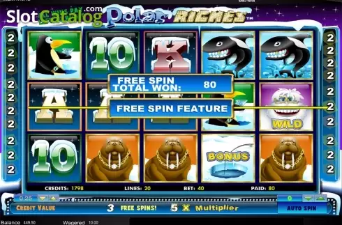 Скрин6. Polar Riches слот
