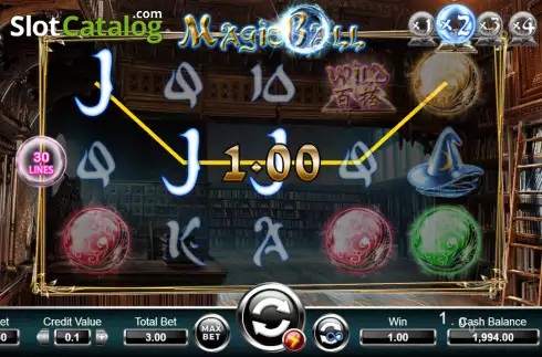 Скрин3. Magic Ball (Ameba) слот