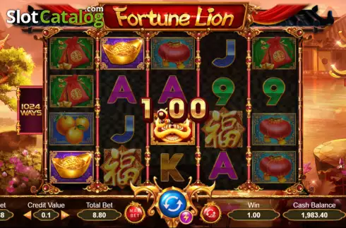 Скрин3. Fortune Lion (Ameba) слот