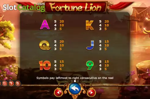 Скрин6. Fortune Lion (Ameba) слот