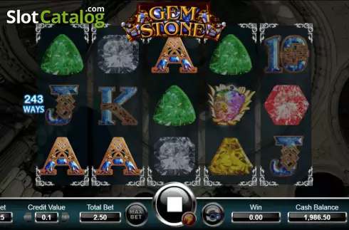 Скрин4. Gemstone (Ameba) слот