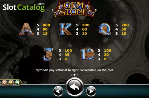 Скрин6. Gemstone (Ameba) слот