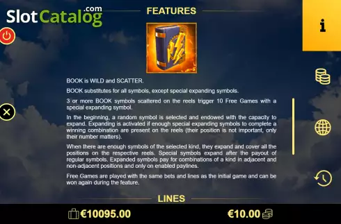 Скрин9. Book of Zeus слот