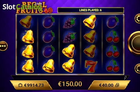 Скрин3. Regal Fruits 40 слот