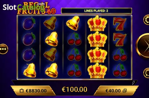 Скрин5. Regal Fruits 40 слот