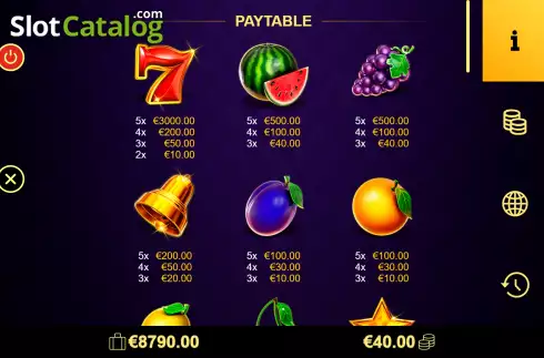 Скрин7. Regal Fruits 40 слот