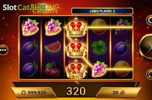 Скрин3. Blazing Crown слот