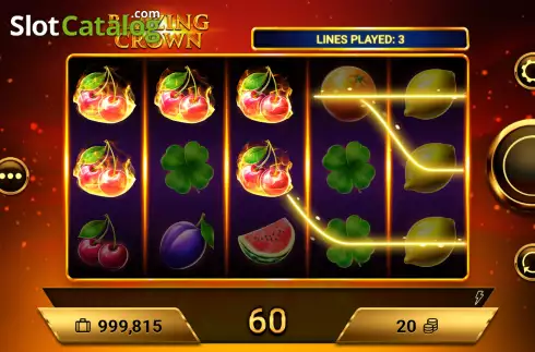 Скрин5. Blazing Crown слот