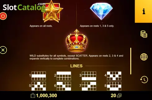 Скрин9. Blazing Crown слот