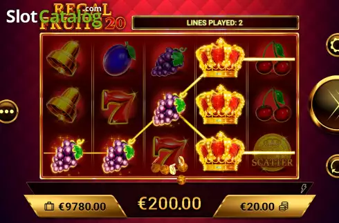 Скрин6. Regal Fruits 20 слот