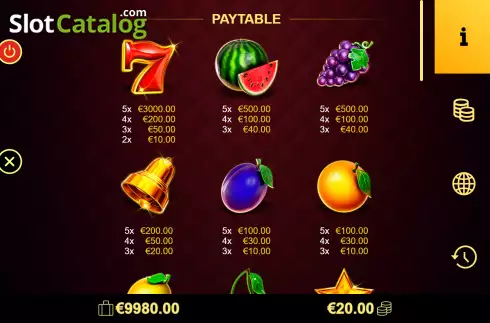 Скрин7. Regal Fruits 20 слот