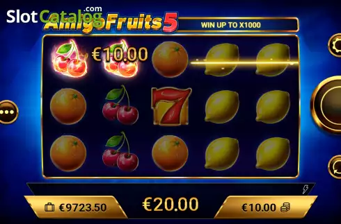 Скрин3. Amigo Fruits 5 слот