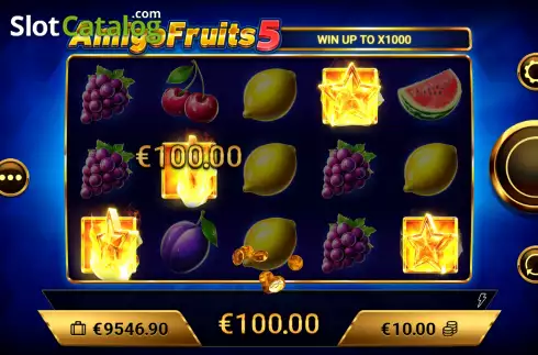 Скрин4. Amigo Fruits 5 слот