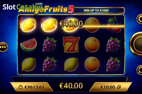 Скрин5. Amigo Fruits 5 слот