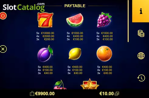 Скрин8. Amigo Fruits 5 слот