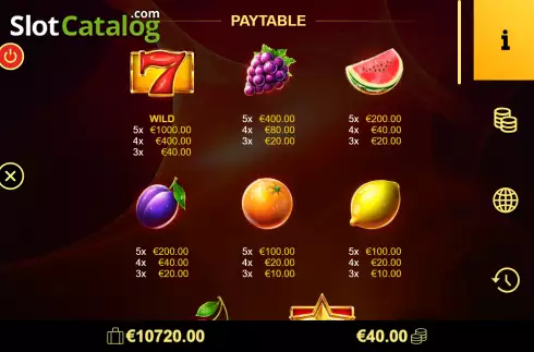 Скрин8. Amigo Hot 40 слот