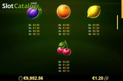 Скрин6. Amigo Lucky Fruits слот