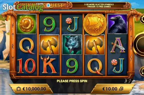 Скрин2. Viking's Quest слот