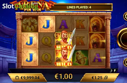 Скрин3. Arena Pin Win слот