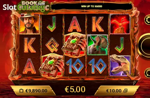 Скрин4. Book of Jurassic слот