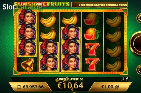 Скрин4. Sunshine Fruits слот