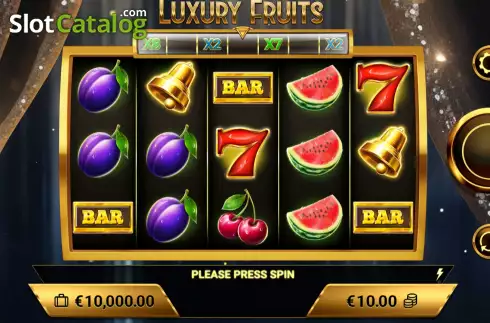 Скрин2. Luxury Fruits (Amigo Gaming) слот