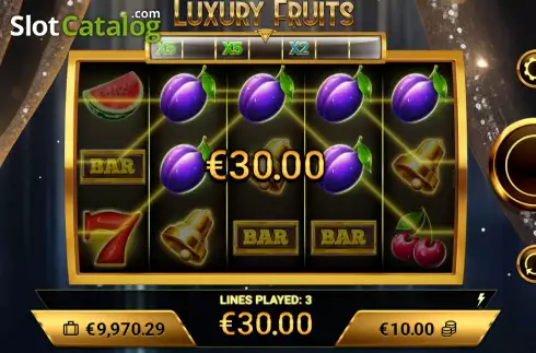 Скрин3. Luxury Fruits (Amigo Gaming) слот