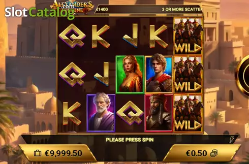 Скрин2. Alexander's Fortune слот