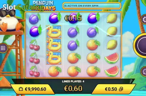 Скрин3. Penguin Holidays слот